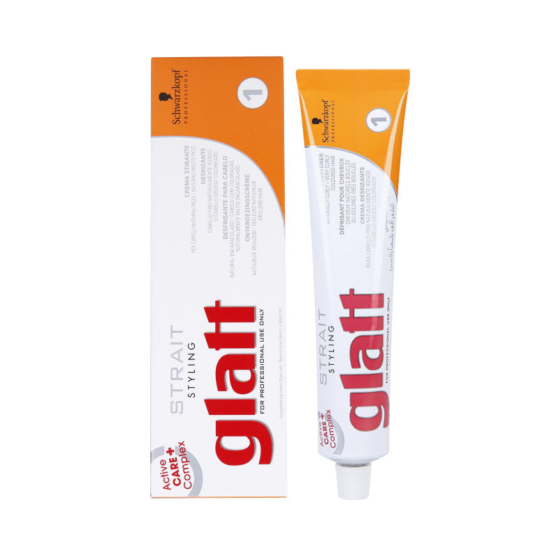 SCHWARZKOPF PROFESSIONAL STRAIT STYLING Glatt (1) Zestaw do trwałego prostowania włosów 82 ml + 2 x 40 ml
