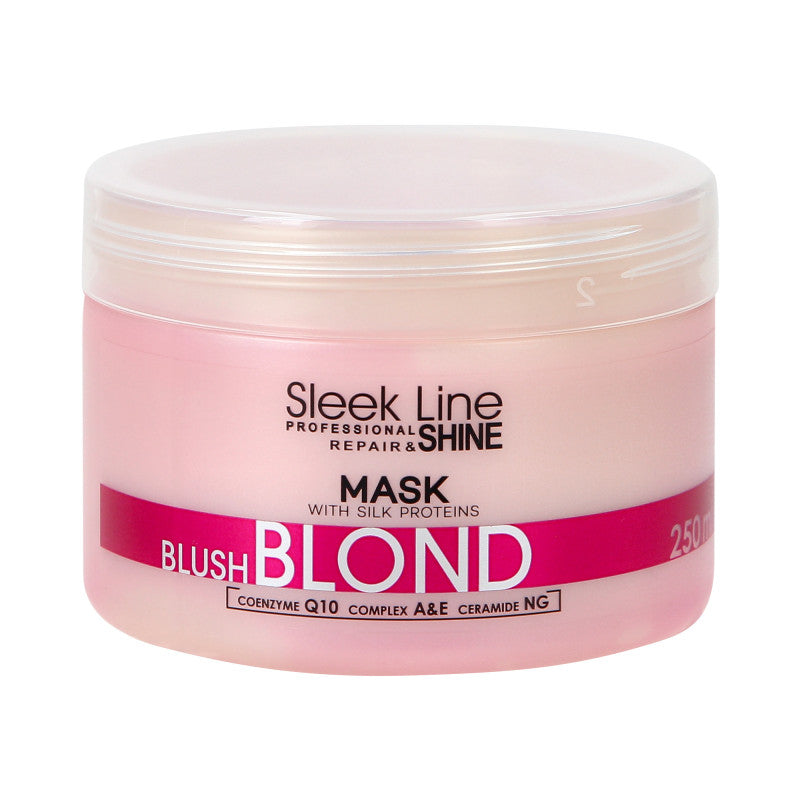 STAPIZ SLEEK LINE BLUSH BLOND Maska do włosów blond i rudych 250 ml
