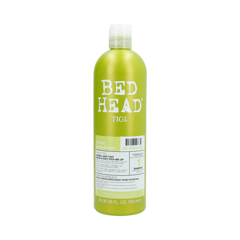 TIGI BED HEAD URBAN ANTIDOTES Re-energize Szampon rewitalizujący 750 ml