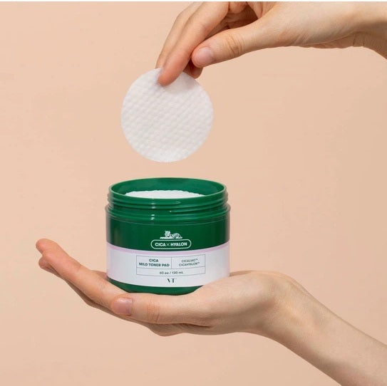 VT COSMETICS CICA MILD TONER PAD Płatki złuszczające 60 szt. #2