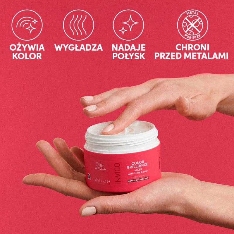 WELLA PROFESSIONALS INVIGO COLOR BRILLIANCE Maska do włosów grubych 500 ml #4