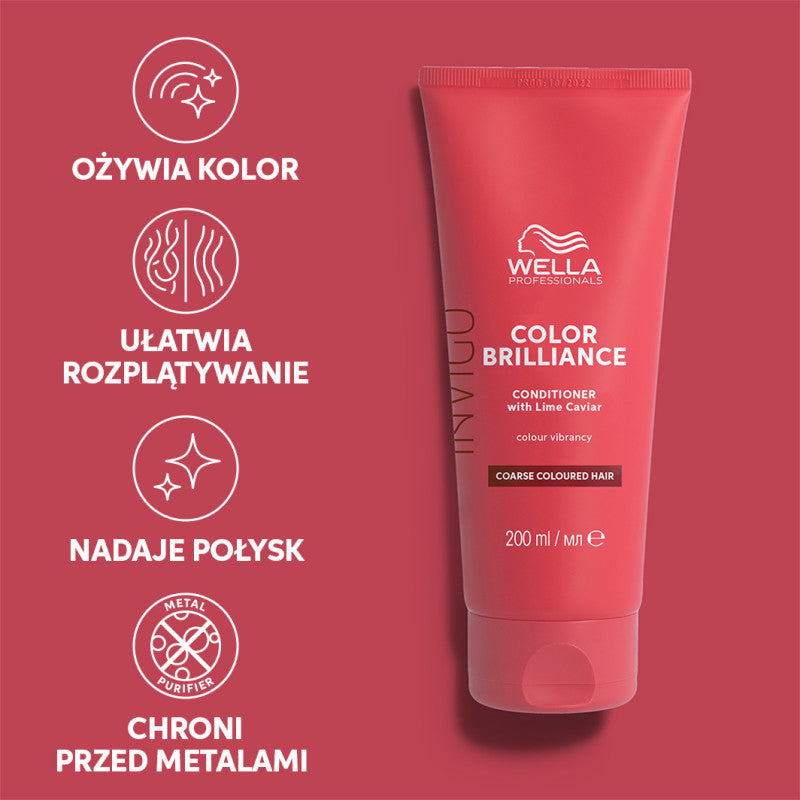 WELLA PROFESSIONALS INVIGO COLOR BRILLIANCE Odżywka do włosów grubych 1000 ml #2