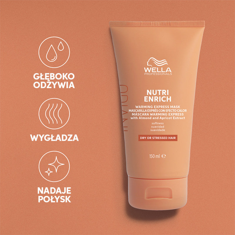 WELLA PROFESSIONALS INVIGO NUTRI-ENRICH Maska termiczna do włosów suchych 150 ml #5