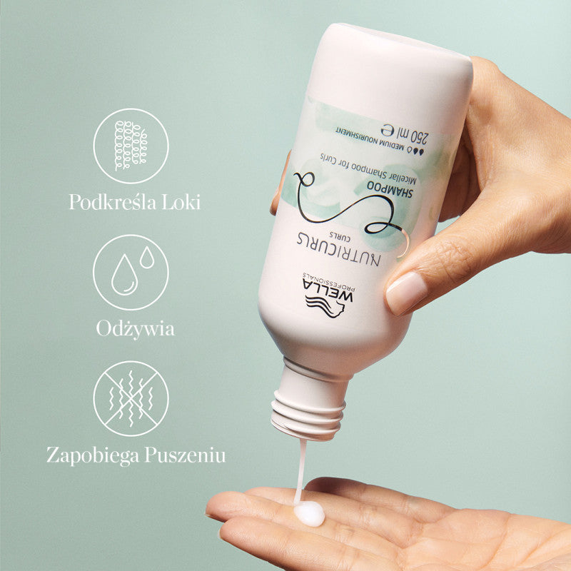 WELLA PROFESSIONALS NUTRICURLS Szampon do włosów kręconych 1000 ml #4