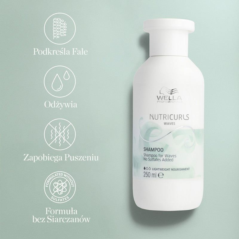 WELLA PROFESSIONALS NUTRICURLS Waves Szampon do włosów falowanych 1000 ml #4