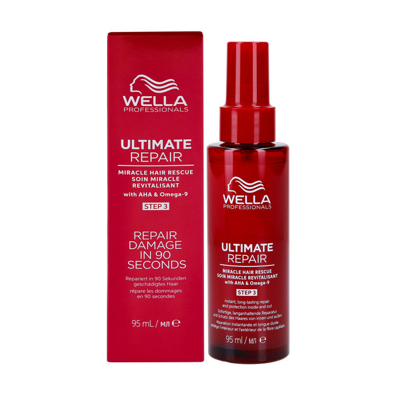 WELLA PROFESSIONALS ULTIMATE REPAIR MIRACLE HAIR RESCUE Ochronne serum naprawczo-wygładzające 95 ml